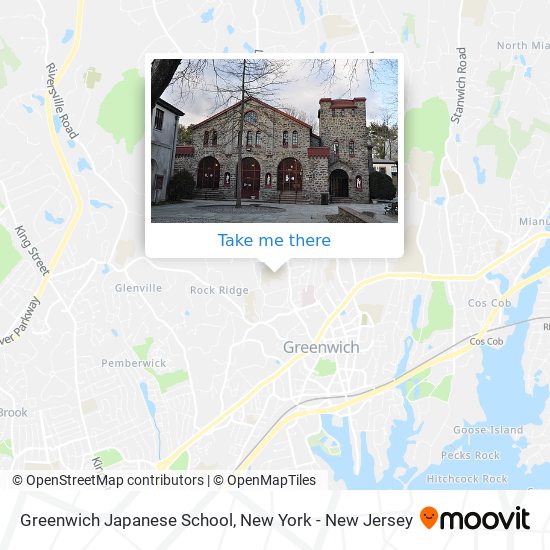 Mapa de Greenwich Japanese School