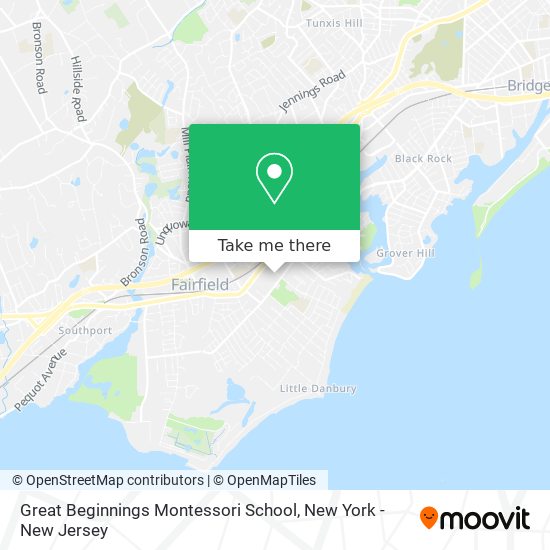 Mapa de Great Beginnings Montessori School