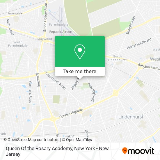 Queen Of the Rosary Academy map