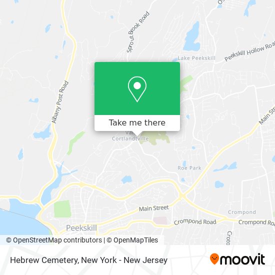 Mapa de Hebrew Cemetery