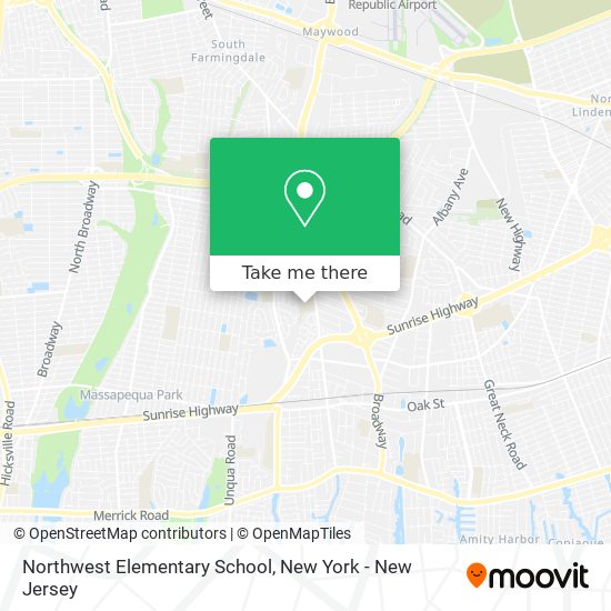 Northwest Elementary School map