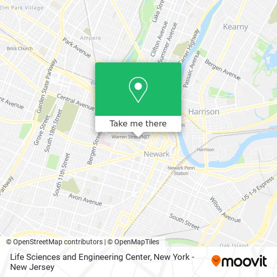 Life Sciences and Engineering Center map