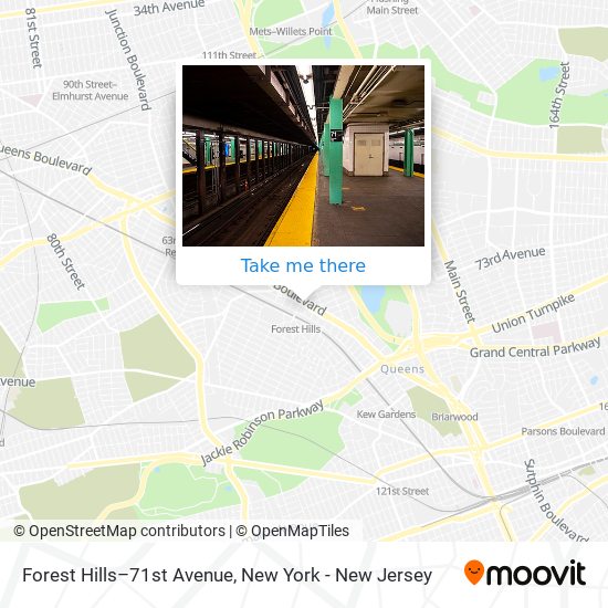 Mapa de Forest Hills–71st Avenue