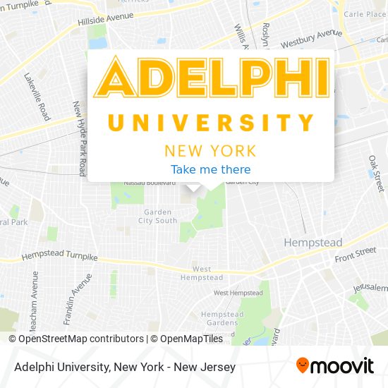 Adelphi University map
