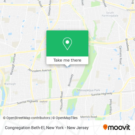 Mapa de Congregation Beth-El