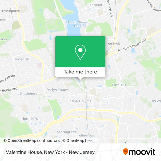 Valentine House map