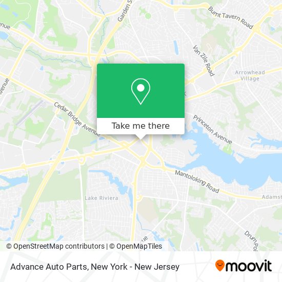 Mapa de Advance Auto Parts