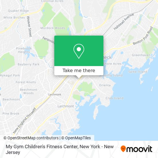 Mapa de My Gym Children's Fitness Center