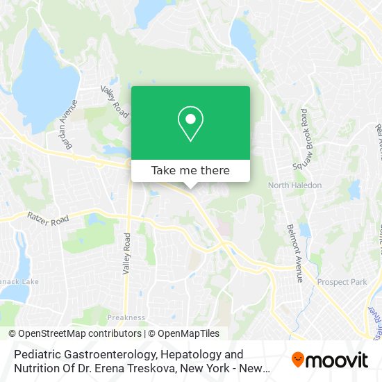 Pediatric Gastroenterology, Hepatology and Nutrition Of Dr. Erena Treskova map