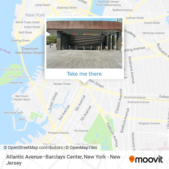 Mapa de Atlantic Avenue–Barclays Center