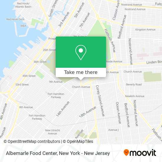Mapa de Albemarle Food Center