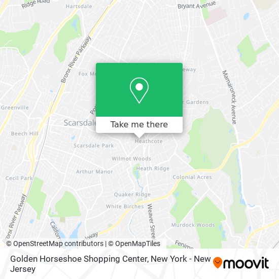 Golden Horseshoe Shopping Center map