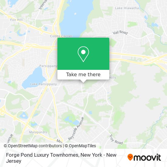 Forge Pond Luxury Townhomes map