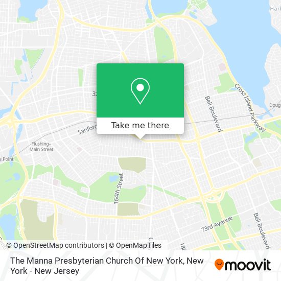 The Manna Presbyterian Church Of New York map