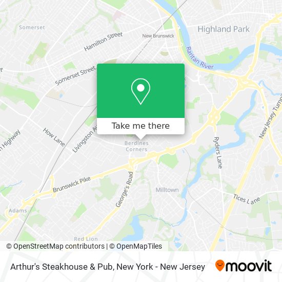 Mapa de Arthur's Steakhouse & Pub