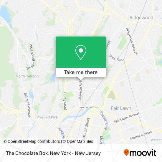 Mapa de The Chocolate Box