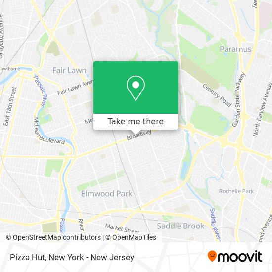 Pizza Hut map