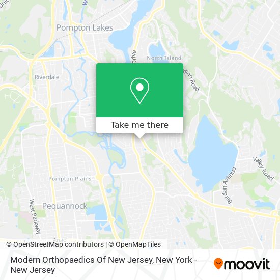 Mapa de Modern Orthopaedics Of New Jersey