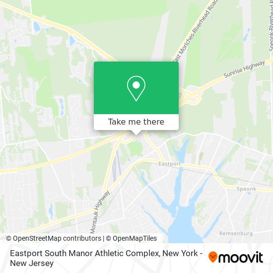 Eastport South Manor Athletic Complex map
