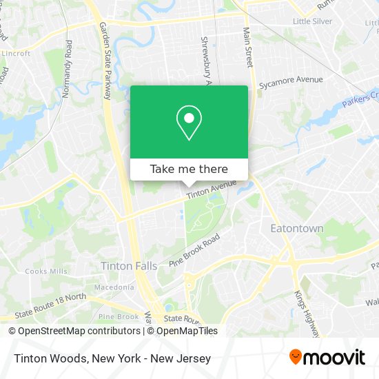 Mapa de Tinton Woods