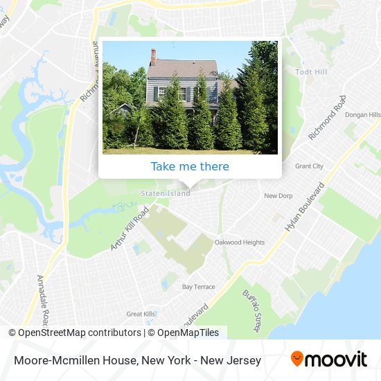 Mapa de Moore-Mcmillen House