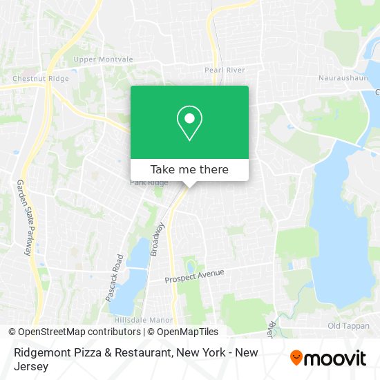 Mapa de Ridgemont Pizza & Restaurant