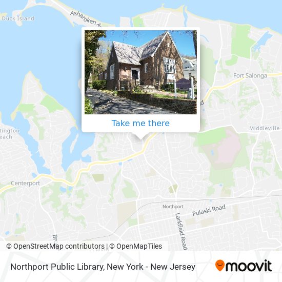 Northport Public Library map