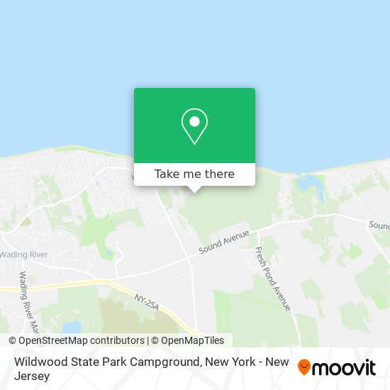 Wildwood State Park Campground map