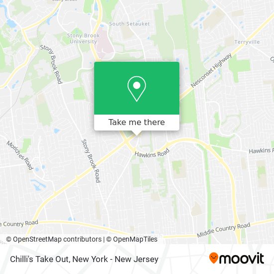 Chilli's Take Out map