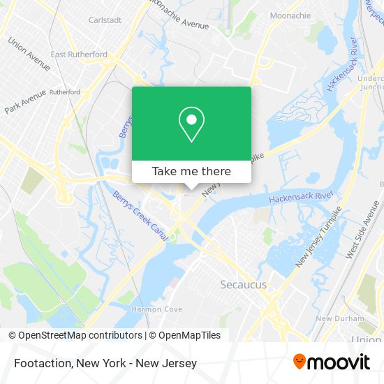 Footaction map