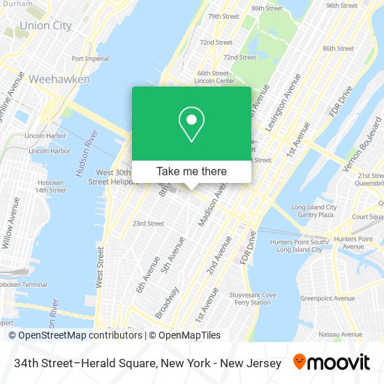 Mapa de 34th Street–Herald Square