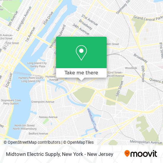 Mapa de Midtown Electric Supply