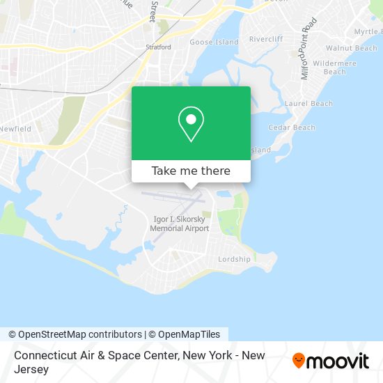 Mapa de Connecticut Air & Space Center