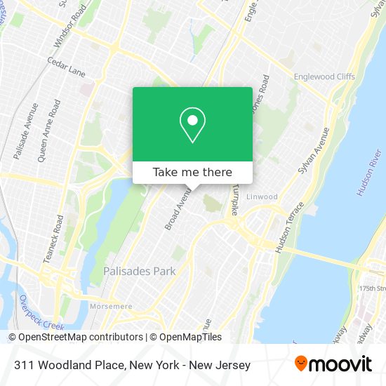 Mapa de 311 Woodland Place