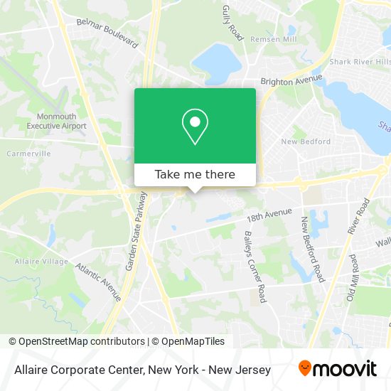 Allaire Corporate Center map