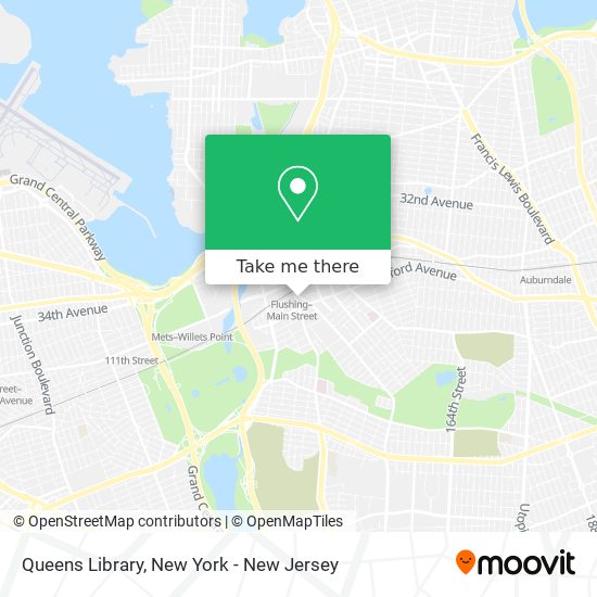 Queens Library map