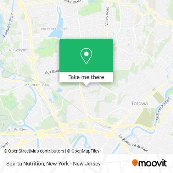 Sparta Nutrition map