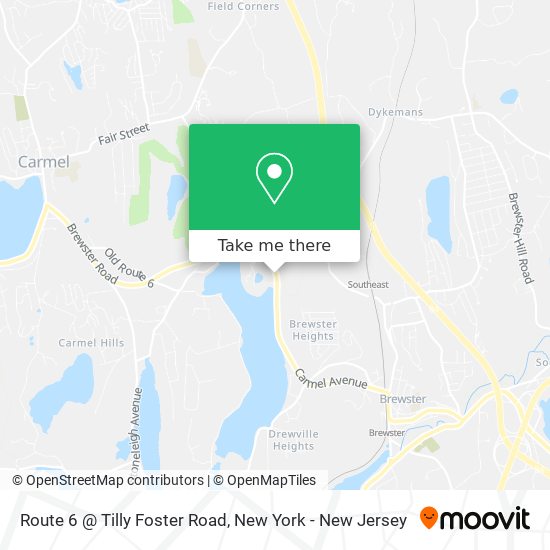 Mapa de Route 6 @ Tilly Foster Road