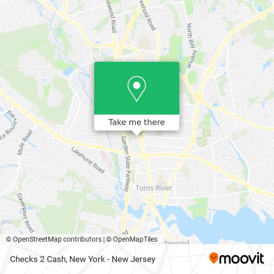 How to get to Checks 2 Cash in Toms River, Nj by Bus, Subway or ...