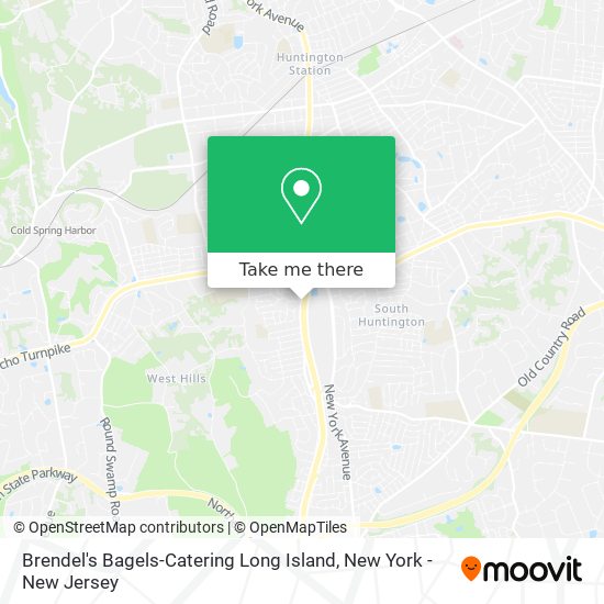 Brendel's Bagels-Catering Long Island map