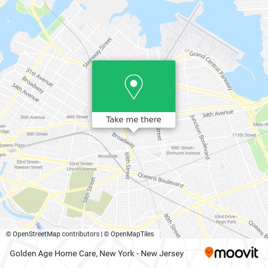 Golden Age Home Care map