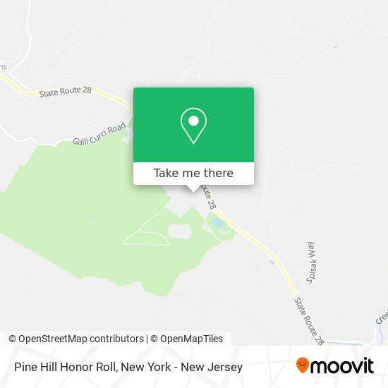 Pine Hill Honor Roll map