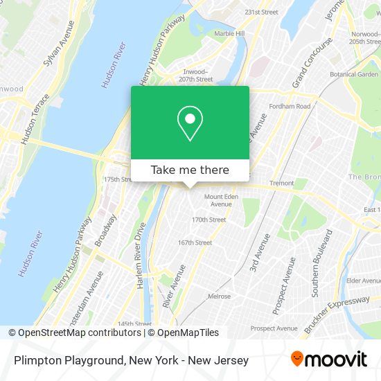 Plimpton Playground map