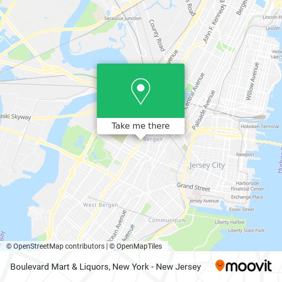 Boulevard Mart & Liquors map