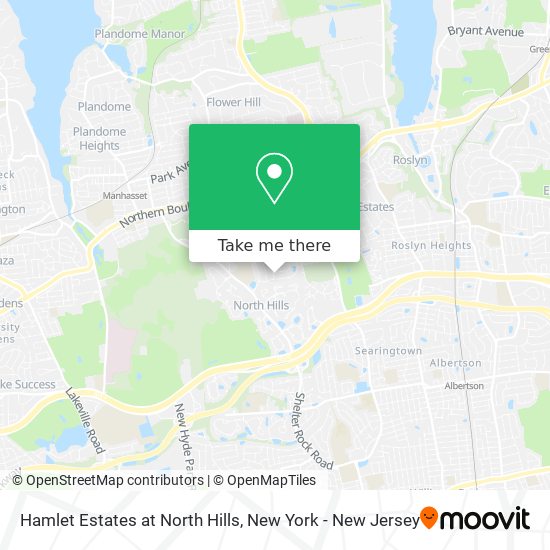 Mapa de Hamlet Estates at North Hills