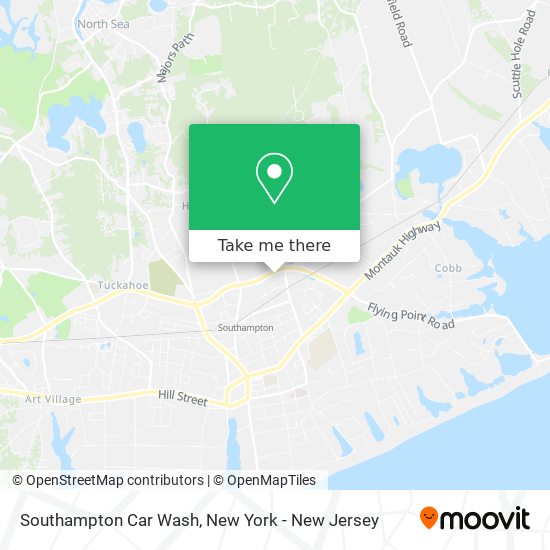 Mapa de Southampton Car Wash