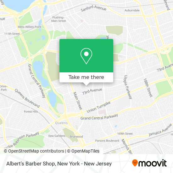 Mapa de Albert's Barber Shop