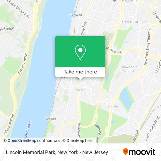 Lincoln Memorial Park map