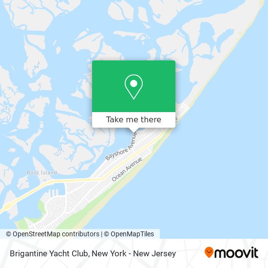 Brigantine Yacht Club map