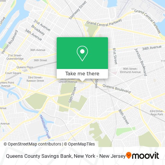 Queens County Savings Bank map